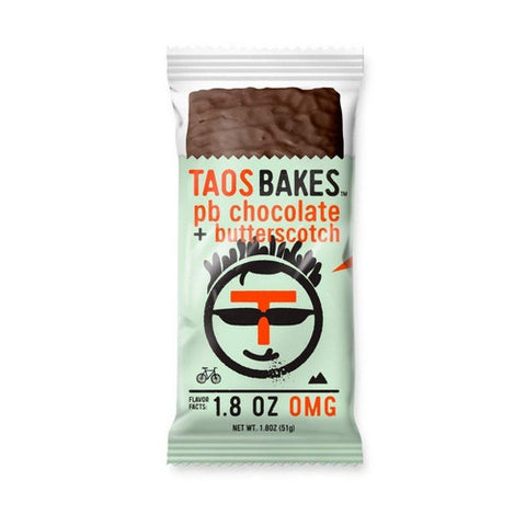Taos Bakes, Peanut Butter Chocolate And Butterscotch Bars, 1.8 Oz (Case Of 12)