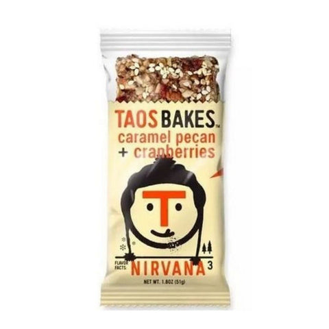 Taos Bakes, Caramel Pecan Cranberries Bar, 1.8 Oz (Case Of 12)