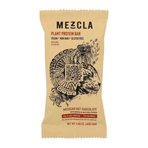 Mezcla, Mexican Hot Chocolate Plant Protein Bar, 1.4 Oz (Case Of 12)