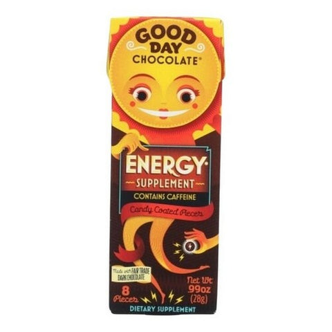 Good Day Chocolate, Dark Dietary Supplement With Energy Twelve, 0.99 Oz X 8 (Case Of 12)
