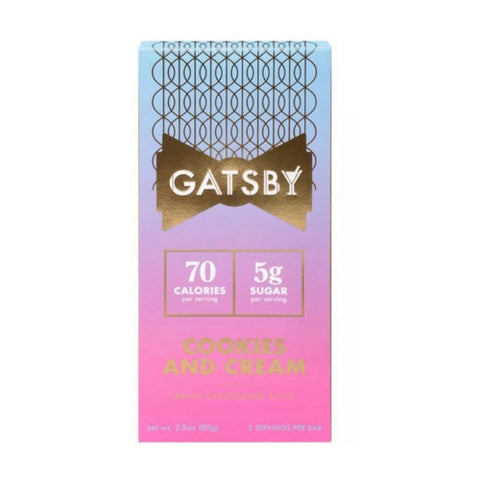 Gatsby, Bar Cookies And Cream, 2.8 Oz (Case Of 12)