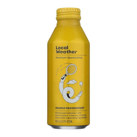 Local Weather, Mango Passionfruit Sports Drink, 16 Oz (Case Of 12)