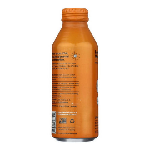 Local Weather, Orange Clementine Electrolyte Sports Drink, 16 Oz (Case Of 12)