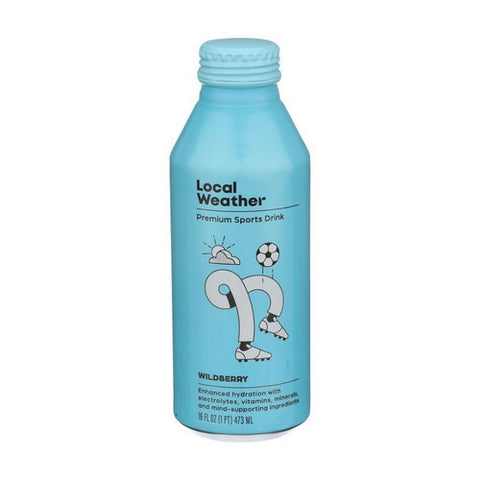 Local Weather, Sport Drink Wildberry, 16 Oz (Case Of 12)