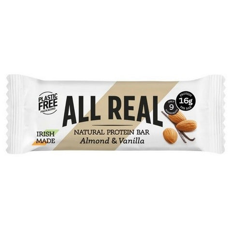 All Real, Protein Bar Almond Vanilla, 1.76 Oz (Case Of 12)