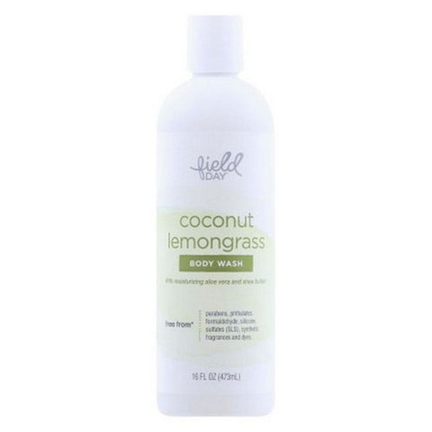 Field Day, Body Wash Coconut Lemongrass, 16 Oz (Case Of 6)