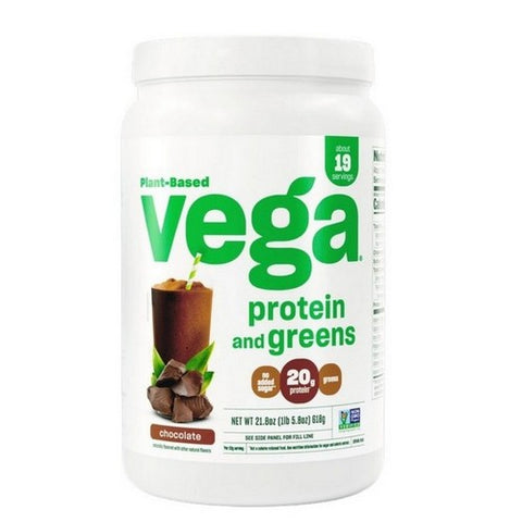 Vega, Protein and Greens Protein Powder Chocolate, 22 Oz