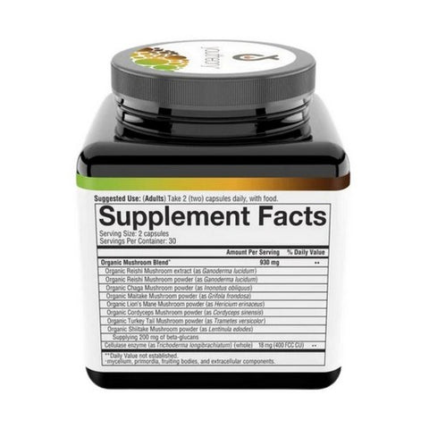 Youtheory, Mushroom Immune Complex, 60 Vegcaps