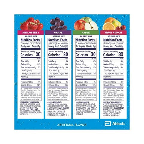 Pedialyte, Electrolyte Powder Packets Variety Pack, 0.3 Oz
