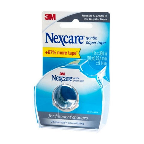 Nexcare, Gentle Paper Tape 3/4 Inch, 10 Yards