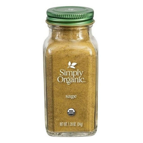 Simply Organic, Simply Organic Sage Leaf Ground, 1.20 Oz