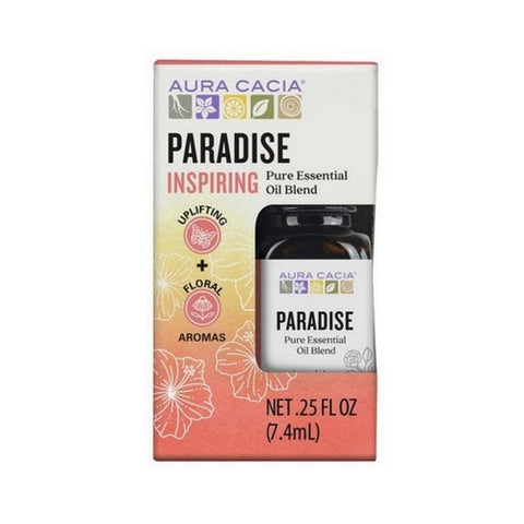 Aura Cacia, Paradise Essential Oil Blend Boxed, 0.25 Oz