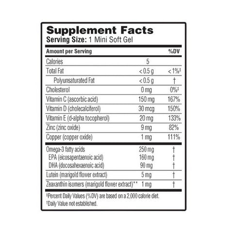 Purpose, Ocuvite Eye Health Mini Soft Gels, 30 Count