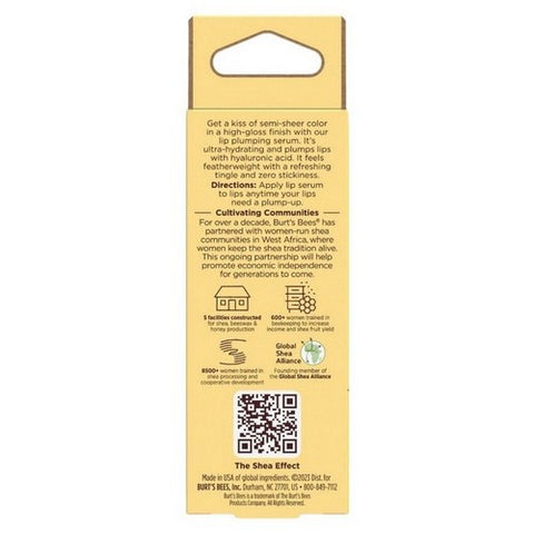 Burts Bees, Clear Shea Hyaluronic Acid Lip Plumping Serum, 0.27 Oz