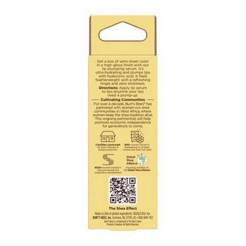 Burts Bees, Rose Shea Hyaluronic Acid Lip Plumping Serum, 0.27 Oz