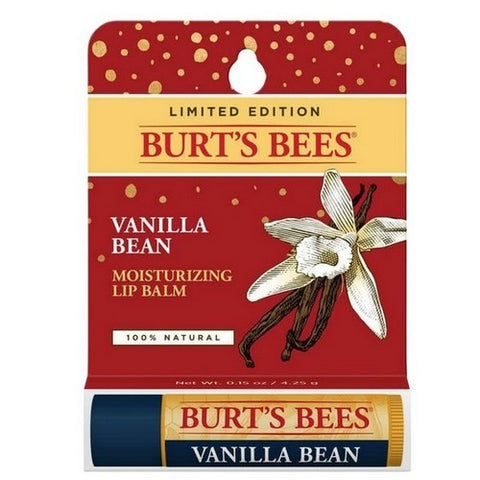 Burts Bees, Vanilla Bean Moisturizing Lip Balm, 0.15 Oz