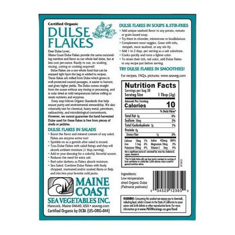 Maine Cost Sea Vegetables, Maine Coast Sea Vegetables Dulse Flakes, 4 Oz