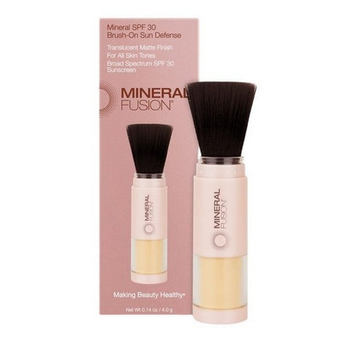 Mineral Fusion, Mineral SPF 30 Brush On Sun Defense, 0.14 Oz