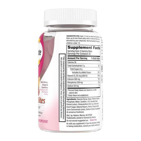 Caltrate, Calcium Supplement Gummy Bites, 50 Count