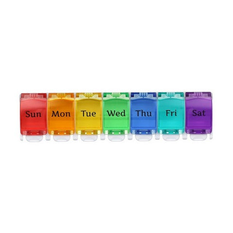 Ezy Dose, Push Button Am And Pm Weekly Pill Organizer Extra Large, 3 Count