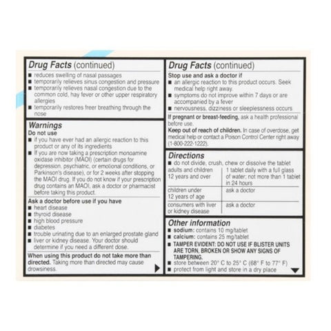 Foster And Thrive, Allergy Relief-D, 15 Tabs