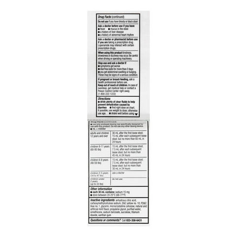 Foster And Thrive, Anti-Diarrheal Loperamide Hydrochloride Oral Solution, 4 Oz