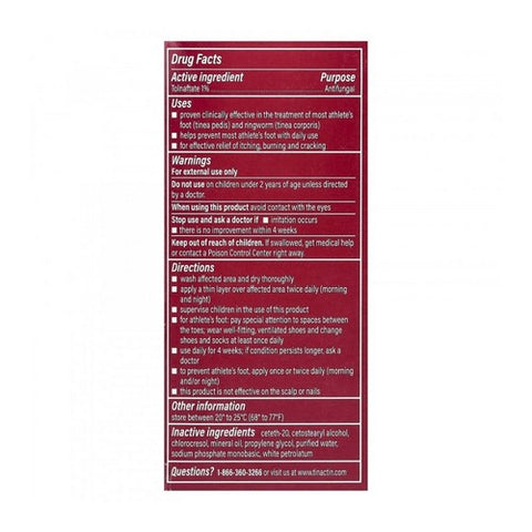 Mirafiber, Tinactin Tolnaftate Antifungal Cream, 0.5 Oz