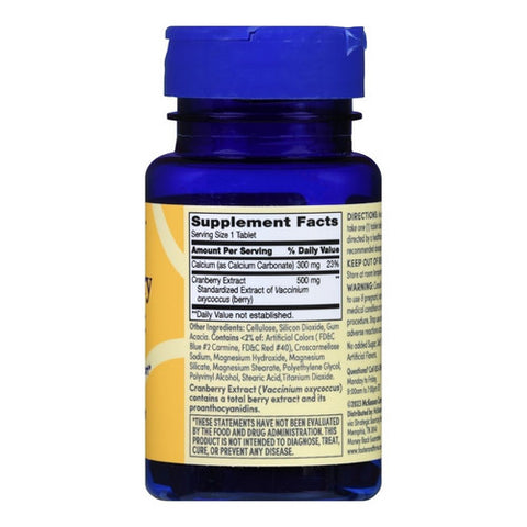Foster And Thrive, Standardized Cranberry Extract, 500 Mg, 30 Tabs
