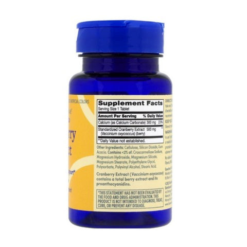 Foster And Thrive, Standardized Cranberry Extract, 500 Mg, 30 Tabs