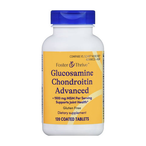 Foster And Thrive, Glucosamine Chondroitin Advanced Plus, 1500 Mg, 120 Tabs