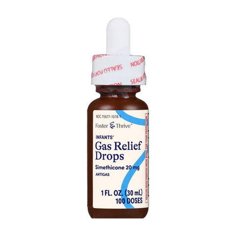 Foster And Thrive, Infants' Gas Relief Simethicone Drops, 20 Mg, 1 Oz