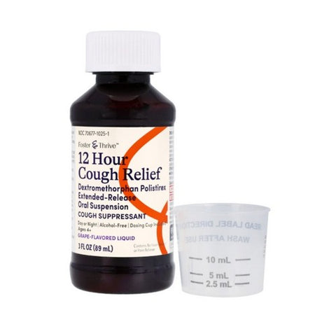 Foster And Thrive, 12 Hour Cough Relief, 3 Oz