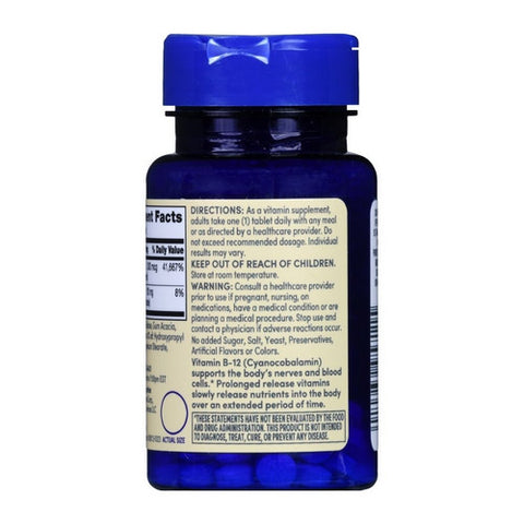 Foster And Thrive, Vitamin B-12 Prolonged Release, 1000 Mcg, 60 Tabs