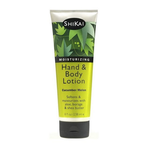 Shikai, Cucumber Melon Moisturizing Hand and Body Lotion, 8 Oz