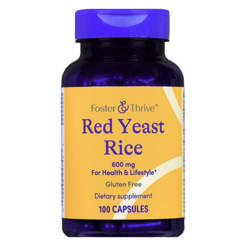 Foster And Thrive, Red Yeast Rice, 600 Mg, 100 Caps