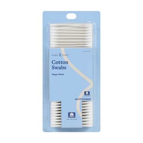 Foster And Thrive, Cotton Swab, 300 Count