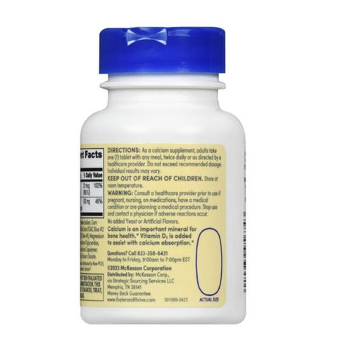 Foster And Thrive, Calcium Plus Vitamin D3, 600 Mg, 60 Tabs