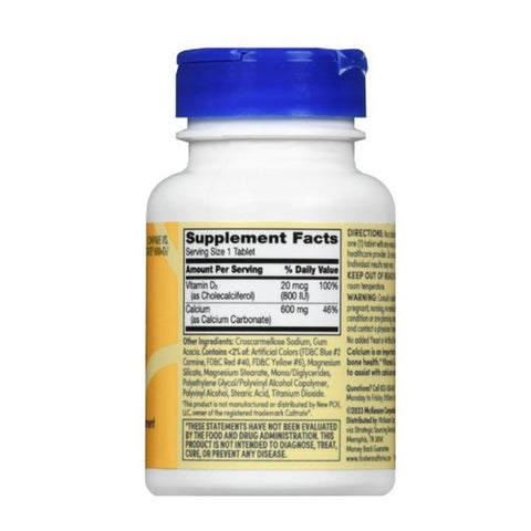 Foster And Thrive, Calcium Plus Vitamin D3, 600 Mg, 60 Tabs