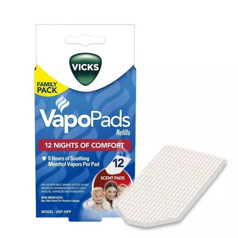 Vicks, Vapopads Refills Scent Pads, 12 Count