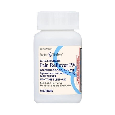 Foster And Thrive, Extra Strength Pain Reliever, 50 Tabs