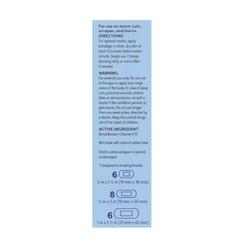 Foster And Thrive, Advanced Antibacterial Waterproof Adhesive Bandages, 20 Count