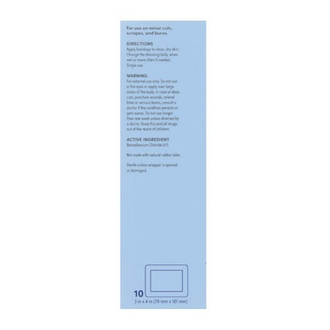 Foster And Thrive, Antibacterial Sheer Adhesive Pads, 10 Count