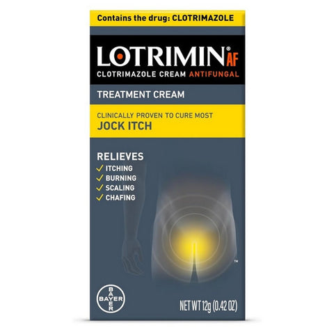 Mirafiber, Lotrimin AF Jock Itch Treatment Cream, 0.42 Oz