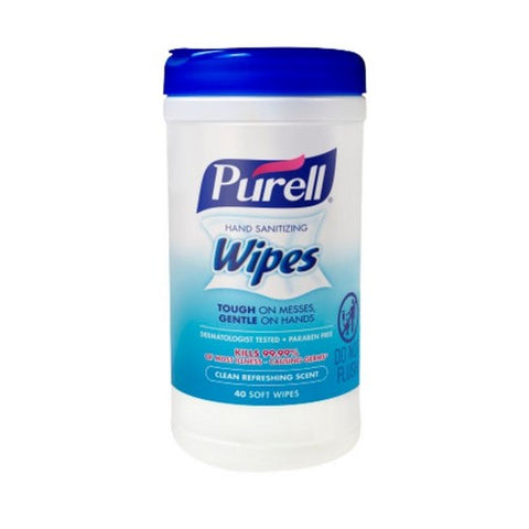 Purell, Canister Wipes Refreshing Hand Sanitizer Fresh Scent, 40 Count