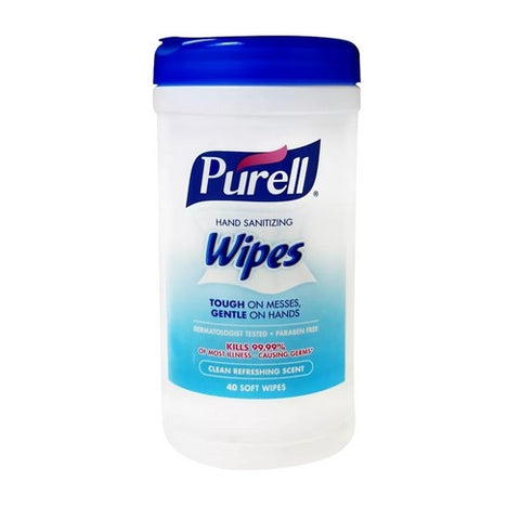 Purell, Canister Wipes Refreshing Hand Sanitizer Fresh Scent, 40 Count