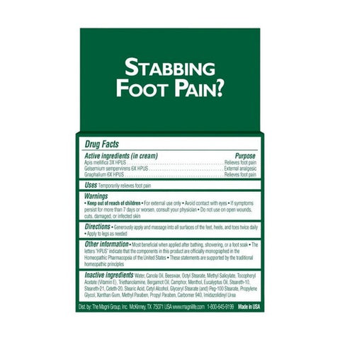 Magnilife, Db Pain Relieving Foot Cream, 4 Oz