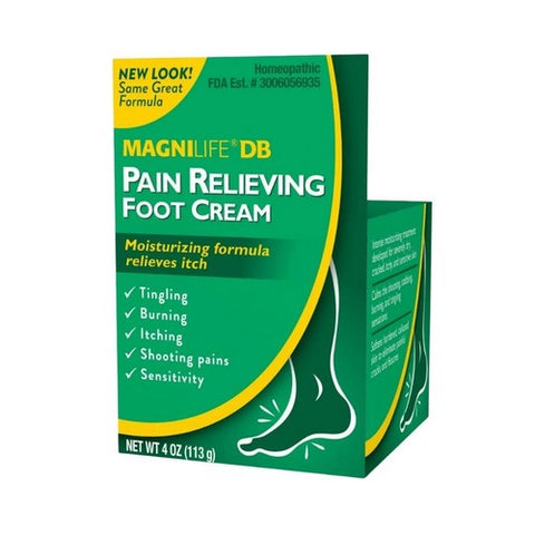 Magnilife, Db Pain Relieving Foot Cream, 4 Oz