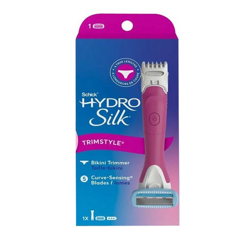 Carefree, Hydro Silk Trimstyle Pubic Hair Trimmer And Razor, 1 Count