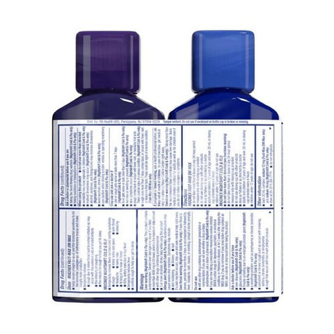 Clearasil, Mucinex Fast Max DM Max And Nightshift Cold And Flu Liquid, 12 Oz