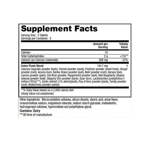 Nature's Secret, Weekend Colon Flush, 16 Tabs